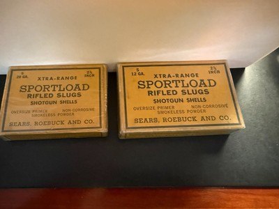 Sears and Roebuck Rifled Slugs 12 and 20 gauge - Image 1 of 4