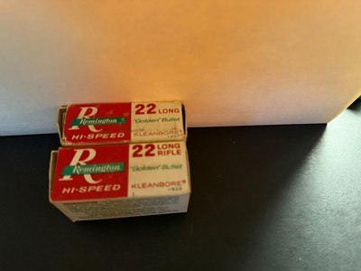 Remington HiSpeed Long Rifle 22 Cartridges Vintage - Image 3 of 4