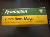 Remington High Velocity 7MM Rem Mag 175 gram - Image 5 of 6