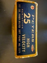 Peters High Velocity 25 Remington Soft Point Bullets - Image 7 of 7