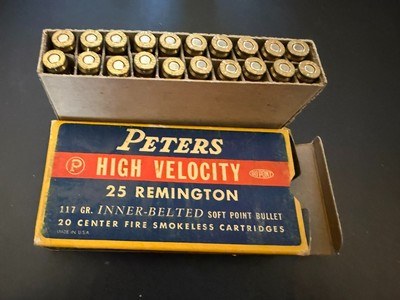 Peters High Velocity 25 Remington Soft Point Bullets - Image 2 of 7