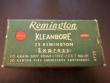 Remington Kleanbore 25 Remington Express 117 Grain Soft Point Bullets - Image 2 of 4