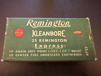 Remington Kleanbore 25 Remington Express 117 Grain Soft Point Bullets - Image 2 of 4