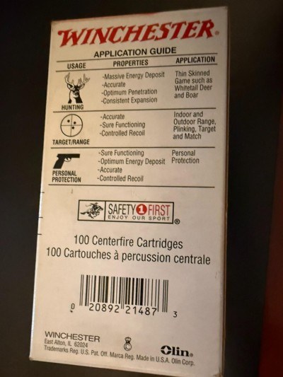 Winchester 380 Auto 95 GR Full Metal Jacket - Image 3 of 7