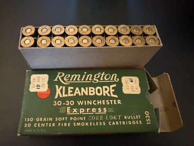 Remington Kleanbore 30-30 Winchester Express 150 Grain Soft Point Bullets - Image 1 of 7