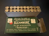 Remington Kleanbore 30-30 Winchester Express 150 Grain Soft Point Bullets - Image 1 of 7