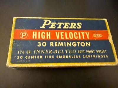Peters High Velocity 30 Remington - Image 1 of 6