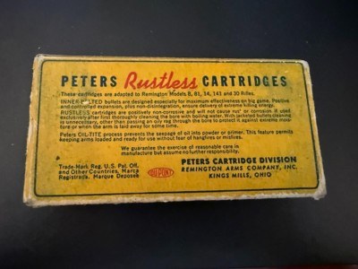Peters High Velocity 30 Remington - Image 3 of 6