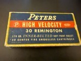 Peters High Velocity 30 Remington - Image 1 of 6