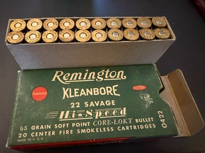 Remington Kleanbore 22 Savage High Speed 65 GR Cartridges - Image 4 of 4