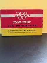 Winchester Super Speed 270 Winchester Cartridges - Image 1 of 5