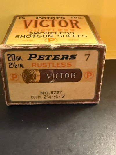 Peters Victor Ristless Smokeless Shotgun Shells 20 Gauge - Image 2 of 6