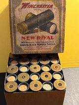 Winchester New Rival Black Powder Paper Shot Shells 12 gauge - Image 1 of 7