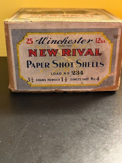 Winchester New Rival Black Powder Paper Shot Shells 12 gauge - Image 3 of 7