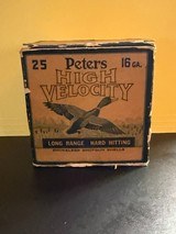 Peters High Velocity 16 Gauge Vintage Ammo - Image 1 of 5