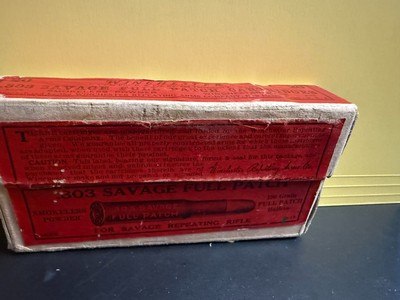 Vintage Winchester 303 Savage Patch Cartridges - Image 1 of 6