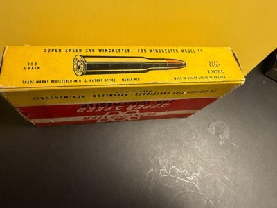 Winchester Super Speed 348 Winchester center Fire Cartridges - Image 3 of 7