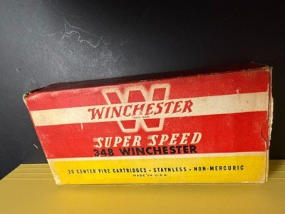 Winchester Super Speed 348 Winchester center Fire Cartridges - Image 4 of 7