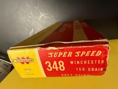 Winchester Super Speed 348 Winchester center Fire Cartridges - Image 6 of 7