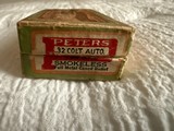 Peters Vintage 32 Colt Automatic Rifle Cartridges - Image 6 of 9