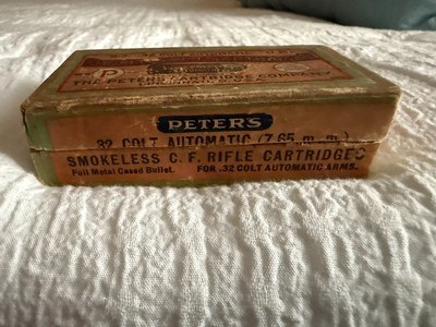 Peters Vintage 32 Colt Automatic Rifle Cartridges - Image 8 of 9