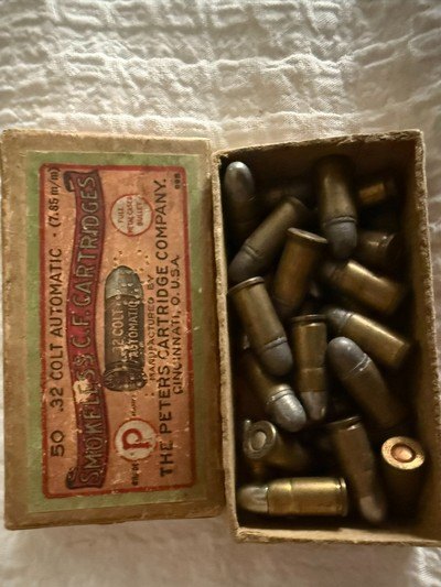 Peters Vintage 32 Colt Automatic Rifle Cartridges - Image 5 of 9