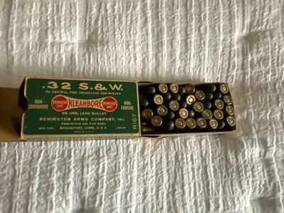 Vintage Dogbone 32 S & W Smokeless Cartridges - Image 7 of 7
