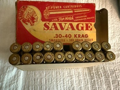 Savage Indian Head 30-40 Krag 180 Grain Bullets - Image 2 of 8