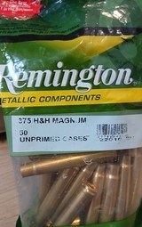375 H&H Remington Brass new unprimed - 1 of 3