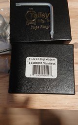 Talley Q.D. 1 inch low , S.S. rings - 2 of 3
