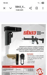 SB Tactical, SBA3 black