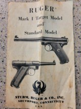 Sturm Ruger Co. Inc., Mark l Target Pistol, .22 caliber - 8 of 8