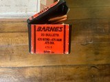 Kynoch and Barnes .470 bullets 500 grain soft point - 1 of 5