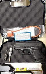 NEW Glock 26 Gen 3 9mm w 1 10 round magazine, Truglo Night Sights - 1 of 3