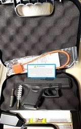 NEW Glock 26 Gen 3 9mm w 1 10 round magazine, Truglo Night Sights - 2 of 3