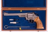 MINT Smith & Wesson Model 29 2 .44 Magnum 8 3/8" Nickel Complete ANIB