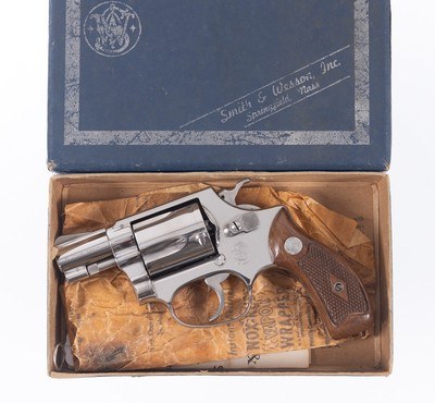 Georgia Sheriff Owned 1st Year Bright Stainless Model 60 Chief Special Factory Letter 99% - Image 1 of 14