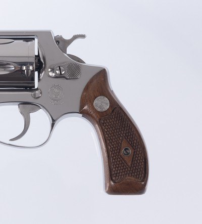 Georgia Sheriff Owned 1st Year Bright Stainless Model 60 Chief Special Factory Letter 99% - Image 7 of 14