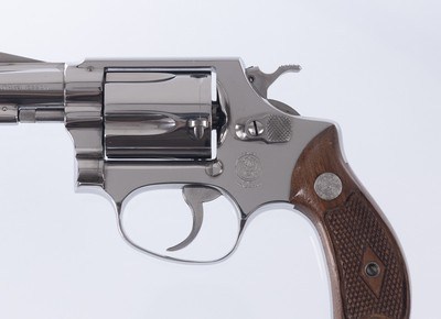 Georgia Sheriff Owned 1st Year Bright Stainless Model 60 Chief Special Factory Letter 99% - Image 8 of 14