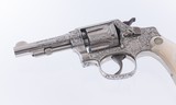 Signed L Kelly Exhibition Engraved Smith & Wesson .32 Hand Ejector w/ Fitted Walnut Case - 12 of 14