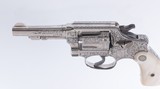 Signed L Kelly Exhibition Engraved Smith & Wesson .32 Hand Ejector w/ Fitted Walnut Case - 13 of 14