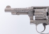 Signed L Kelly Exhibition Engraved Smith & Wesson .32 Hand Ejector w/ Fitted Walnut Case - 6 of 14