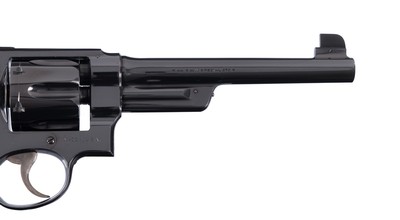 SUPER RARE 3rd Model 44 Hand Ejector Target Smith & Wesson Mfd. 1941 99% - Image 8 of 9