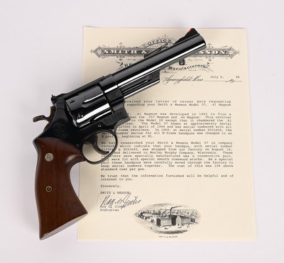 RARE Sequential Matched Set Model 57 1st Year .41 Magnum Lettered MINT - Image 2 of 12