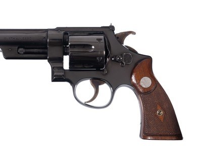 Smith & Wesson .357 Registered Magnum 6” King Sights Red Post Humpback Hammer Lettered - Image 3 of 12