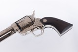 Factory Engraved Colt SAA 3rd Gen 7 1/2” 9mm Nickel Rare! - Image 7 of 11