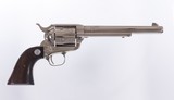 Factory Engraved Colt SAA 3rd Gen 7 1/2” 9mm Nickel Rare! - Image 4 of 11