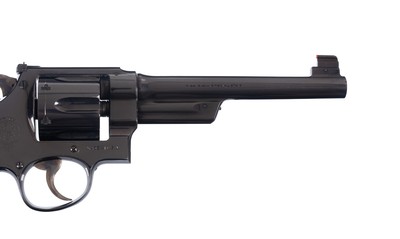 Must See Special Ordered 3rd Model 44 Target Smith & Wesson Humpback Hammer Box King Sights Fabulous & Lettered - Image 12 of 15