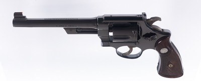Must See Special Ordered 3rd Model 44 Target Smith & Wesson Humpback Hammer Box King Sights Fabulous & Lettered - Image 11 of 15