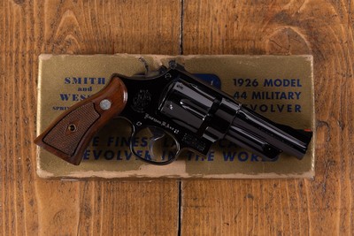 Factory Inscribed Smith & Wesson Pre Model 24 Special Ordered Factory Letter Original Box MINT - Image 1 of 15